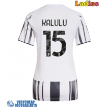 Juventus Pierre Kalulu #15 Replica Home Shirt Ladies 2025-26 Short Sleeve